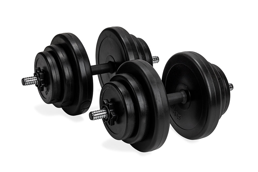 VirtuFit Verstelbare Dumbbellset - Vinyl - 2 x 14 kg (28 kg) - Tweedekans