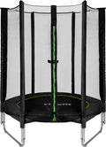 VirtuFit Kindertrampoline met Veiligheidsnet - Zwart - 140 cm - Tweedekans