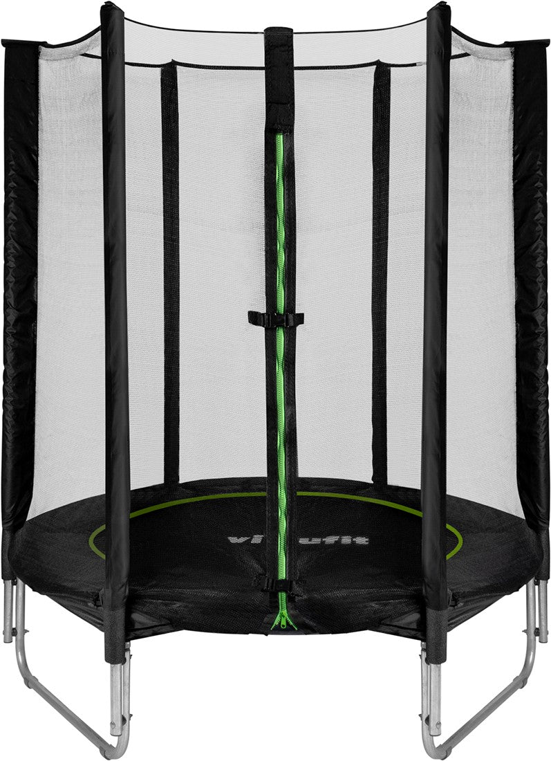 VirtuFit Kindertrampoline met Veiligheidsnet - Zwart - 140 cm - Tweedekans