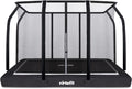 VirtuFit Premium Inground Trampoline met Veiligheidsnet - Zwart - 213 x 305 cm - Tweedekans
