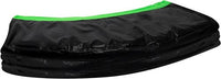 VirtuFit Trampoline Beschermrand - Zwart / Groen - 15 mm dik