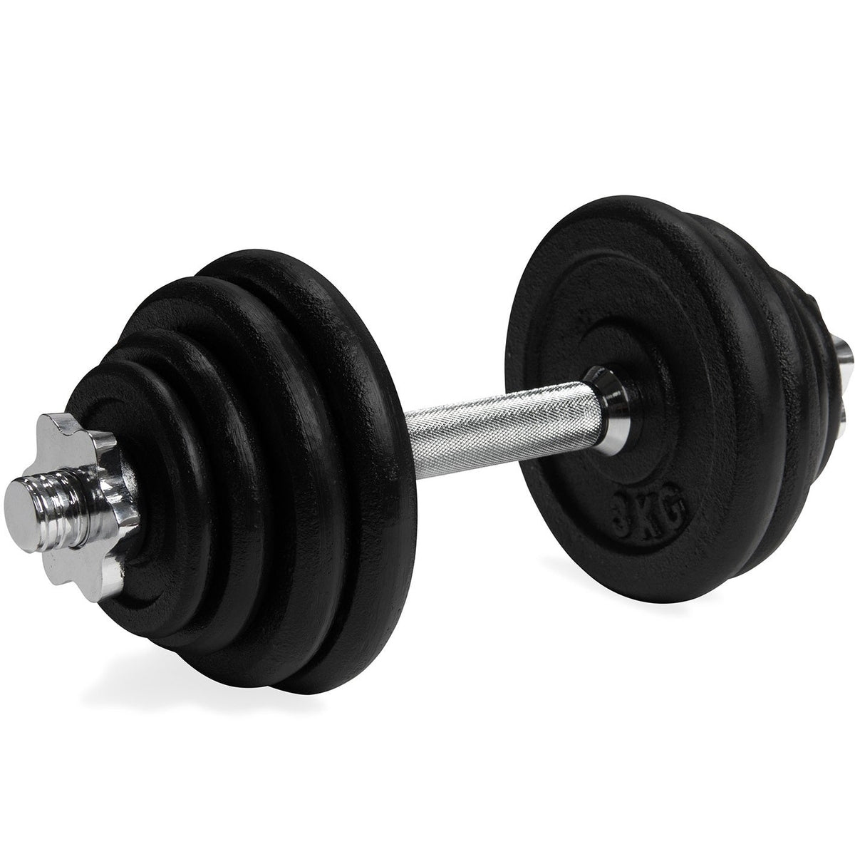 VirtuFit Verstelbare Dumbbellset Pro - Halterset - Gietijzer - 1 x 15 kg - Tweedekans