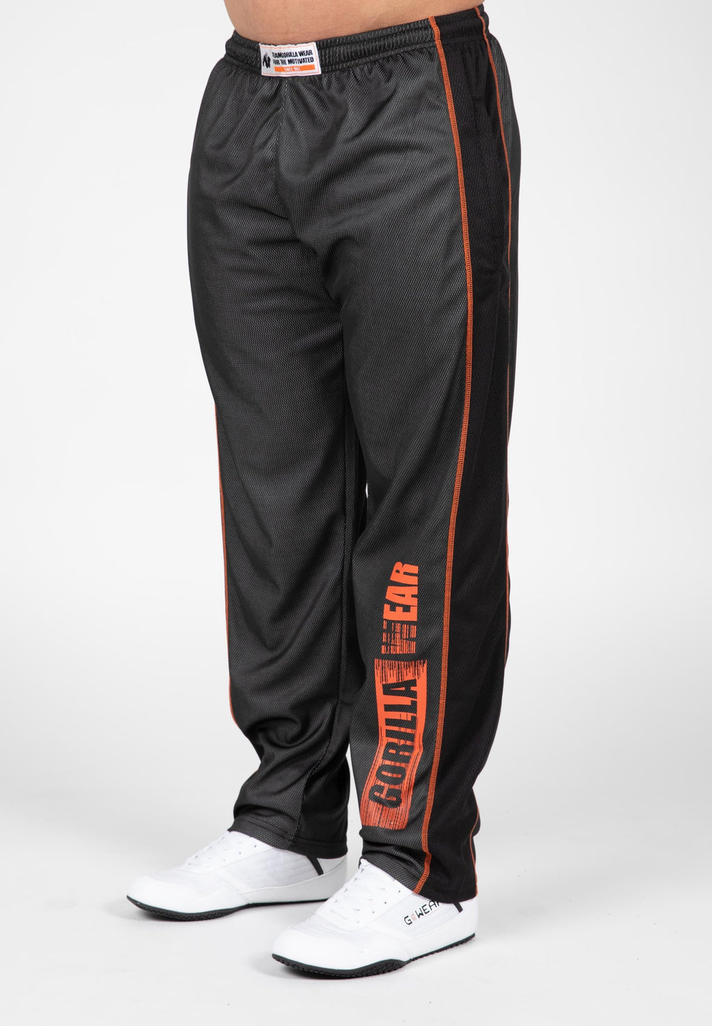 Gorilla Wear Wallace Mesh Pants - Grijs/Oranje