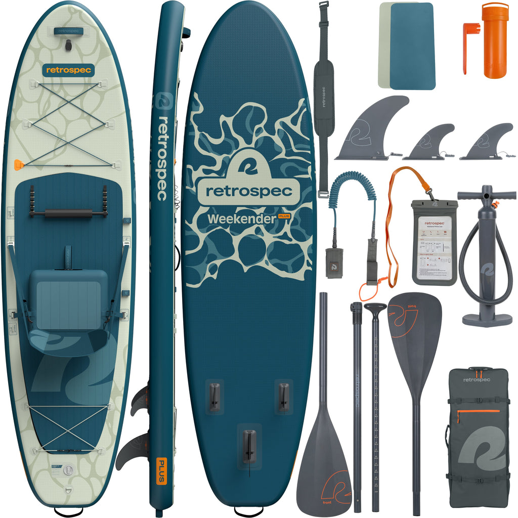 Retrospec Supboard Weekender Plus iSUP Kayak Hybrid - 320 cm - River Ripple