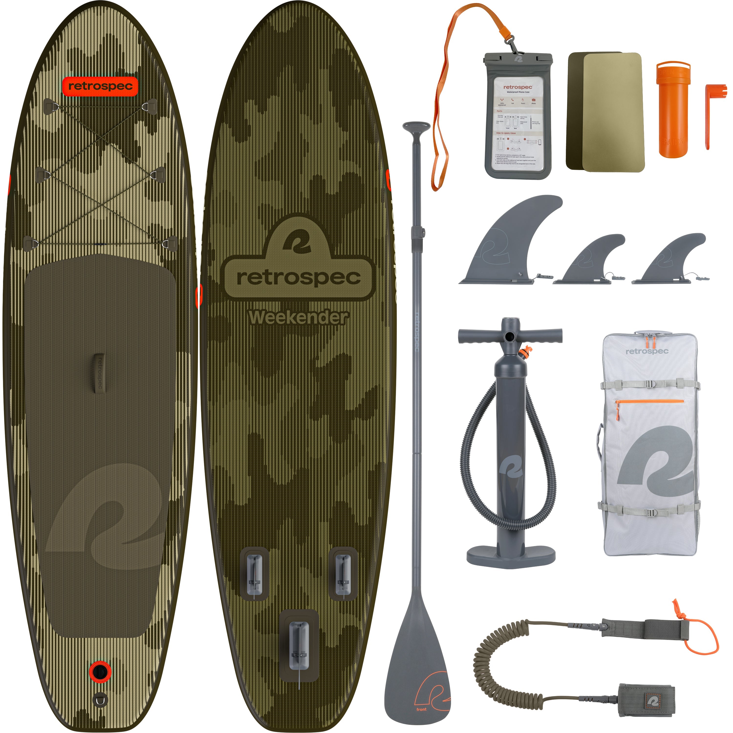 Retrospec Supboard Weekender iSUP - 320 cm - Wetlands Camo