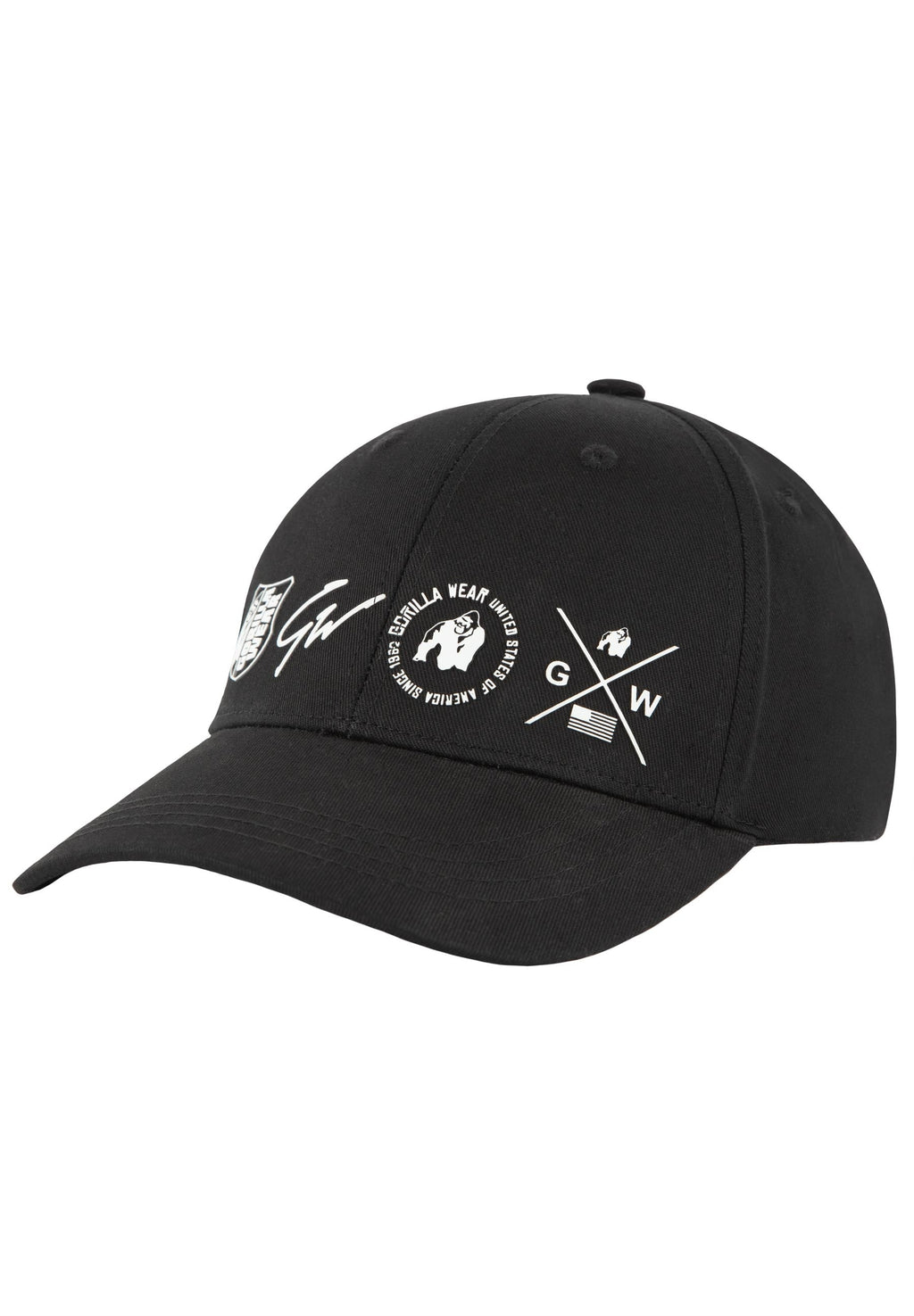 Gorilla Wear Weston Cap - Pet - Zwart