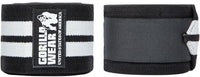 Gorilla Wear Knee Wraps - Zwart/Wit