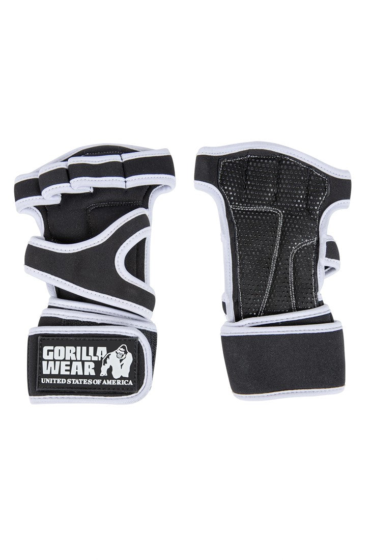 Gorilla Wear Yuma Krachtsport Handschoenen - Zwart/Wit