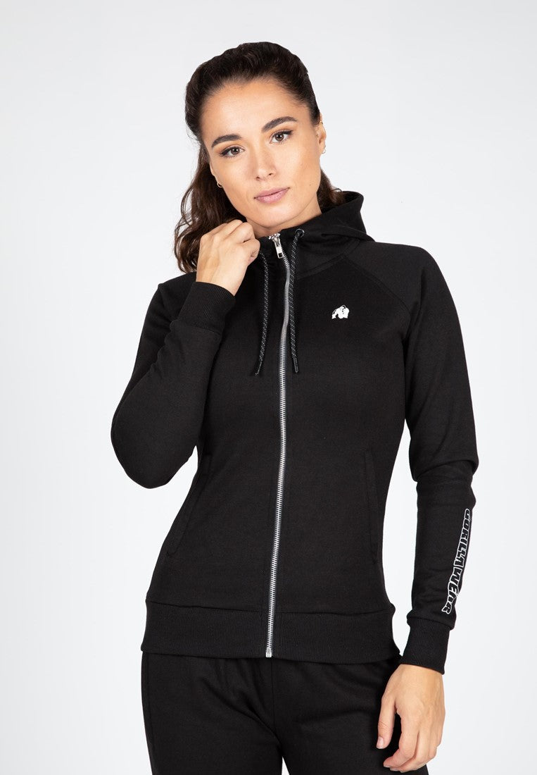 Gorilla Wear Marion Vest met Capuchon - Zwart