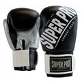 Super Pro Combat Gear Rebel (Kick)Bokshandschoenen - Zwart/Wit