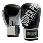 Super Pro Combat Gear Rebel (Kick)Bokshandschoenen - Zwart/Wit