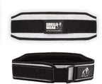 Gorilla Wear Halterriem - 4 Inch Dames Lifting Belt - Zwart/Wit