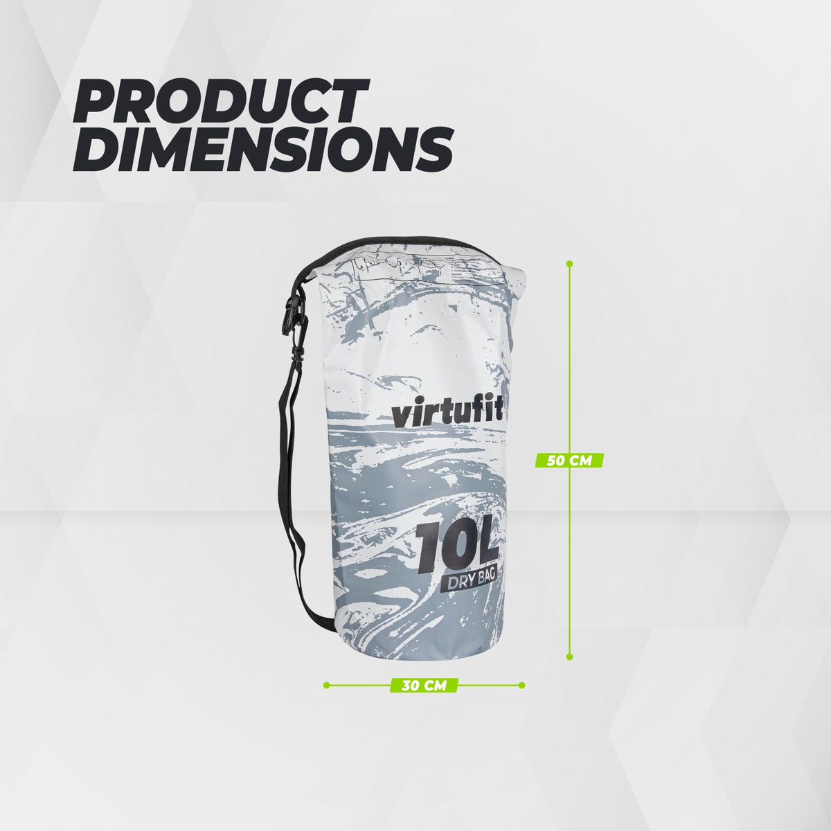 VirtuFit Dry Bag 10L - Wasserfeste Tasche