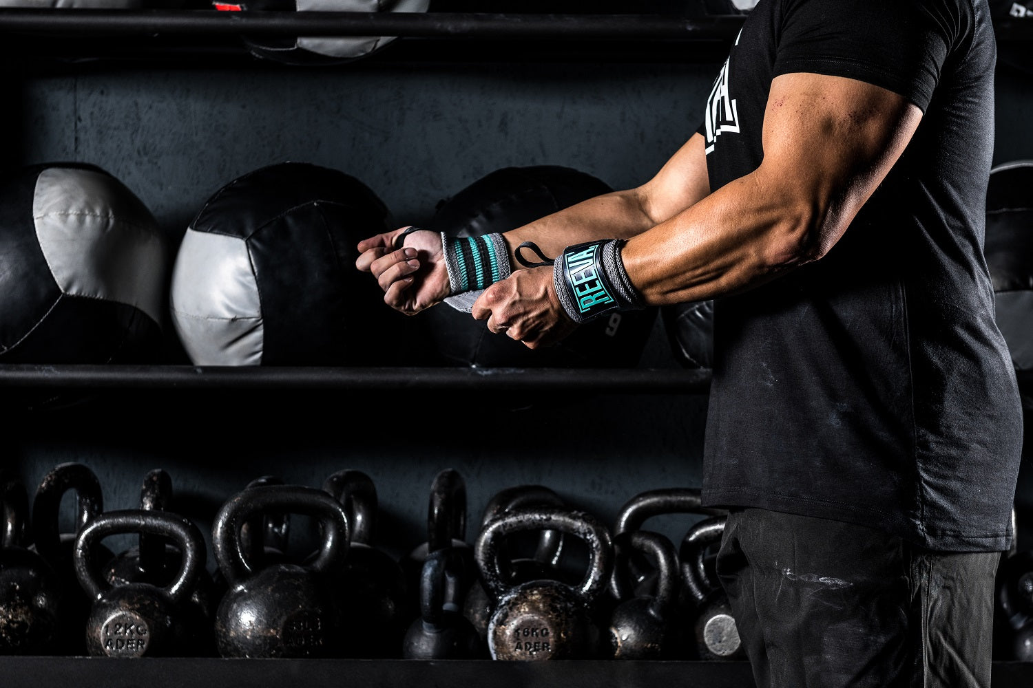 Reeva Wrist Wraps - Blauw