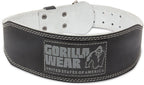 Gorilla Wear Halterriem - 4 Inch Gewatteerde Leren Lifting Belt - Zwart