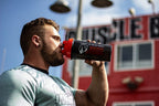 Gorilla Wear Shake Beker XXL - 1000 ml - Zwart/Rood