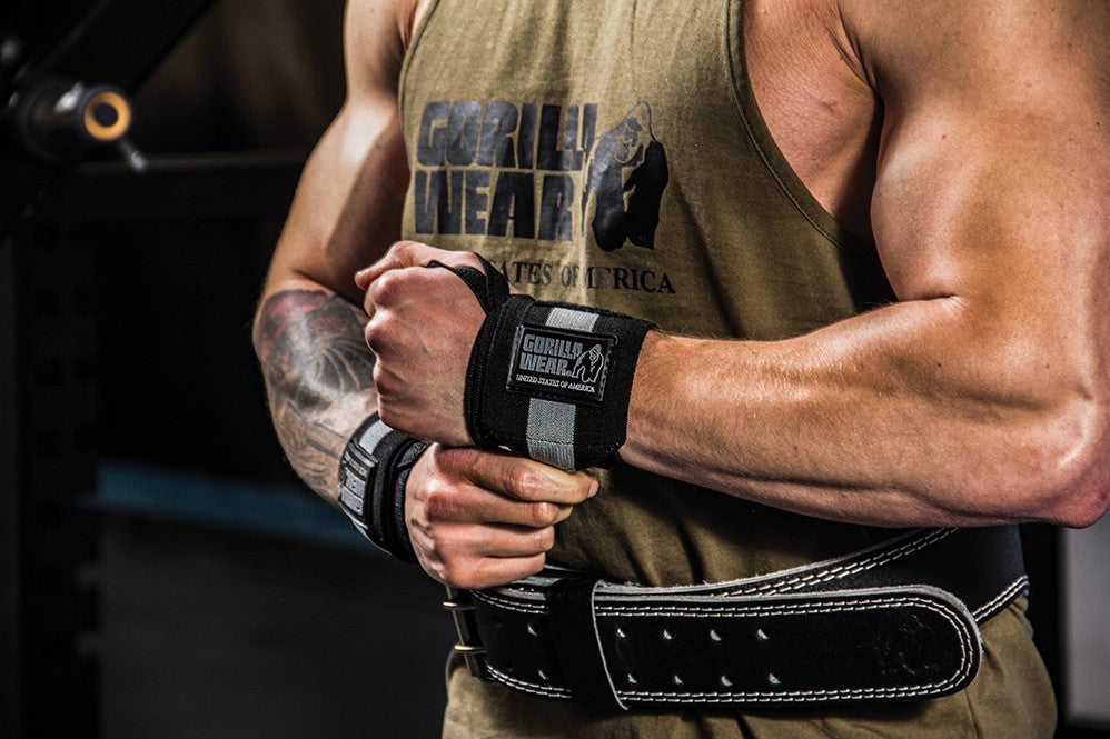 Gorilla Wear Wrist Wraps Ultra - Zwart/Grijs