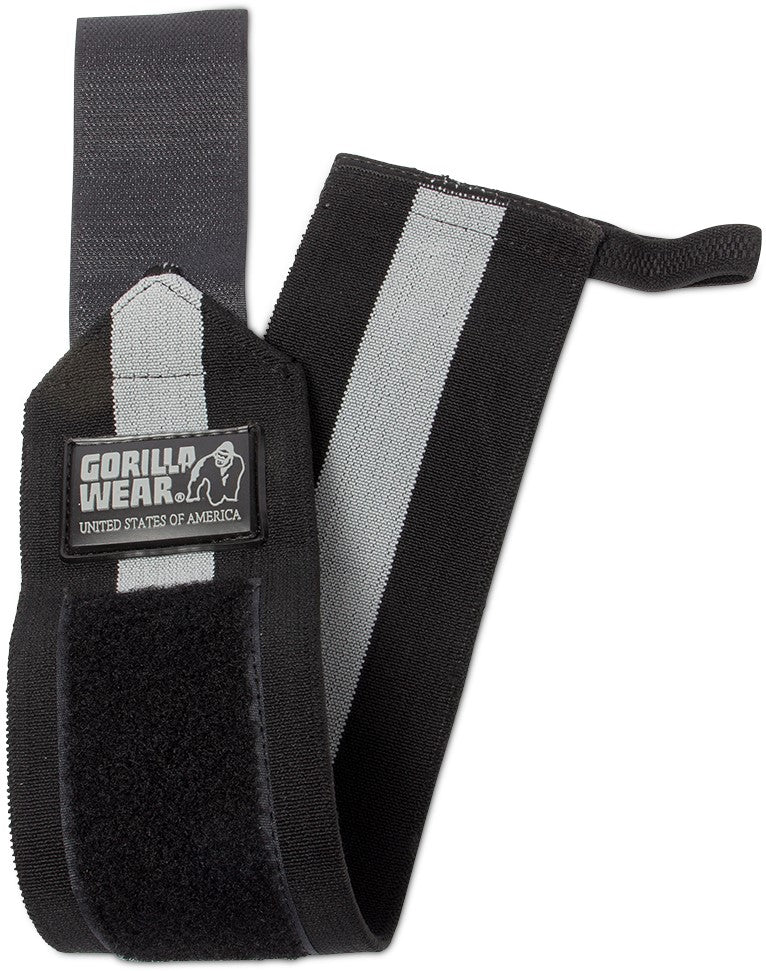 Gorilla Wear Wrist Wraps Ultra - Zwart/Grijs