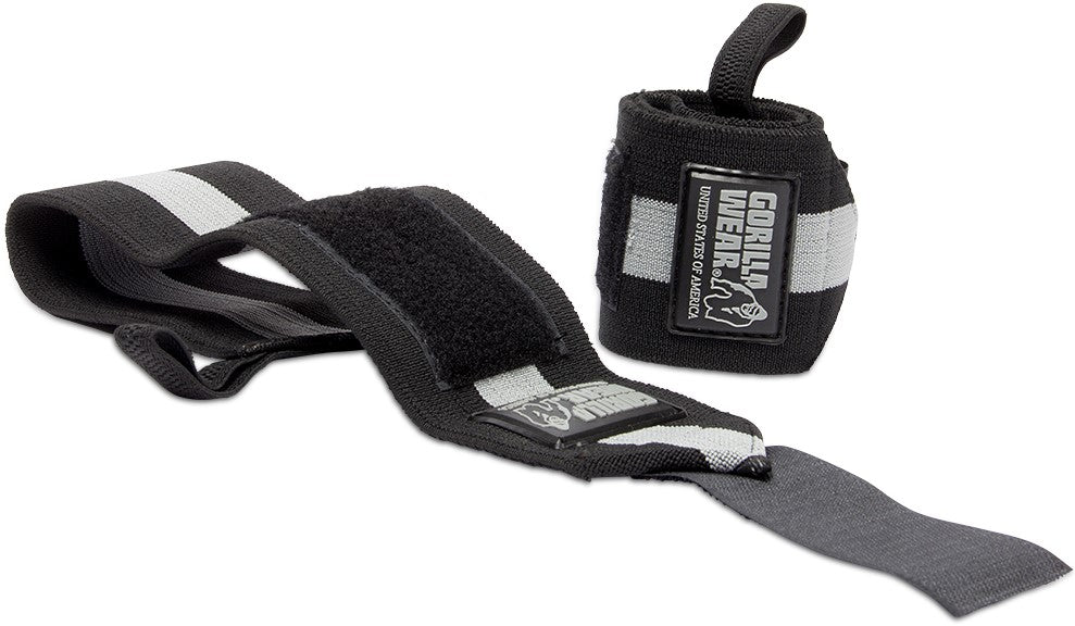 Gorilla Wear Wrist Wraps Ultra - Zwart/Grijs