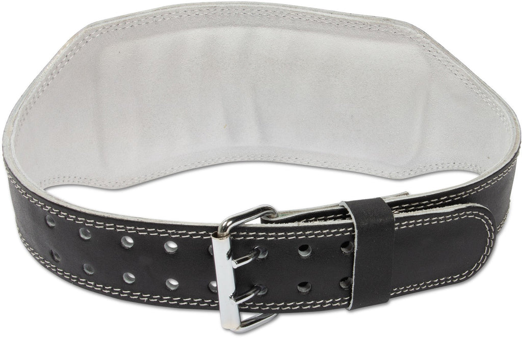 Gorilla Wear Halterriem - 6 Inch Leren Lifting Belt - Zwart/Goud
