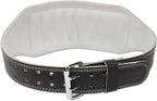 Gorilla Wear Halterriem - 6 Inch Leren Lifting Belt - Zwart/Goud