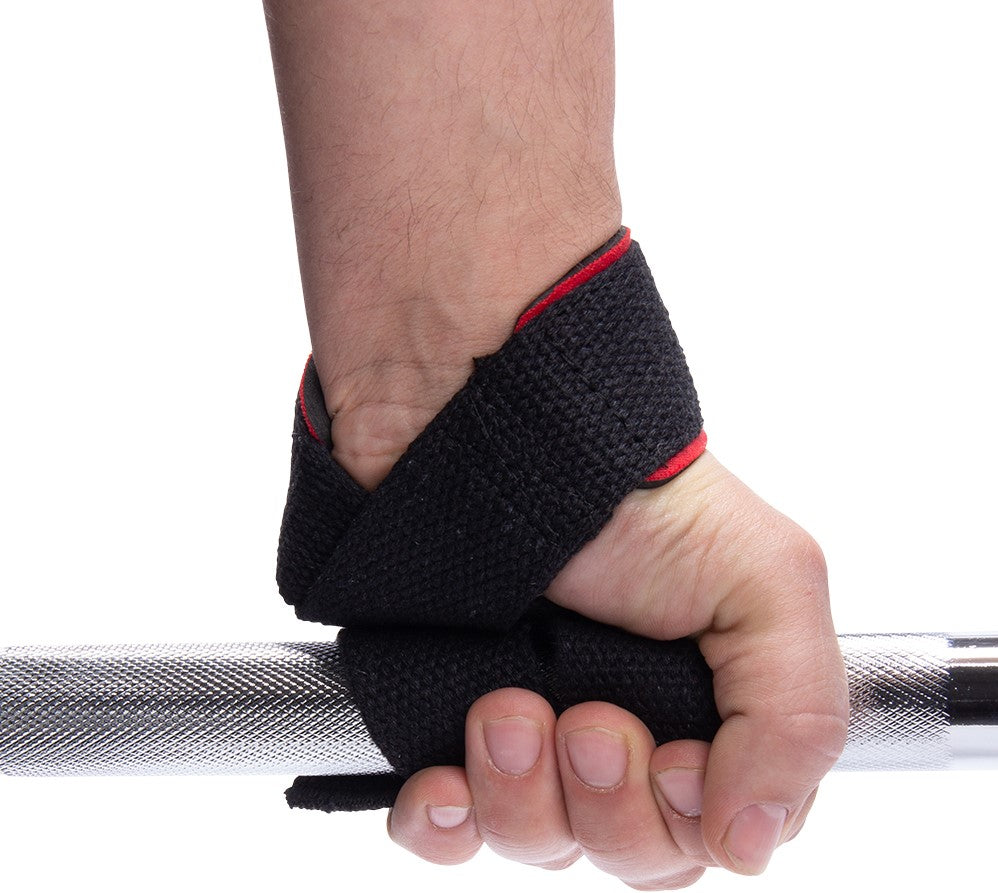 Gorilla Wear Padded Lifting Straps - Zwart