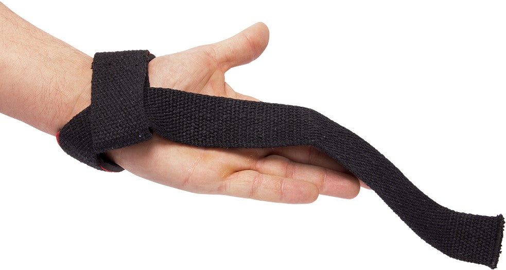 Gorilla Wear Padded Lifting Straps - Zwart
