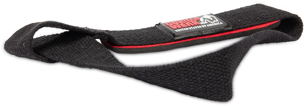 Gorilla Wear Padded Lifting Straps - Zwart