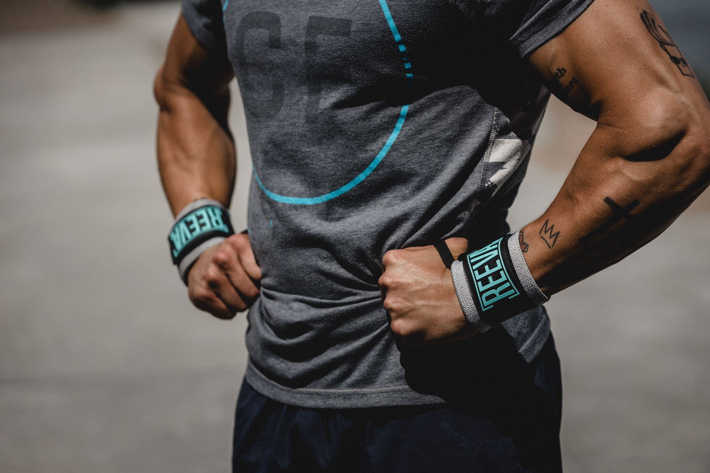 Reeva Wrist Wraps - Blauw