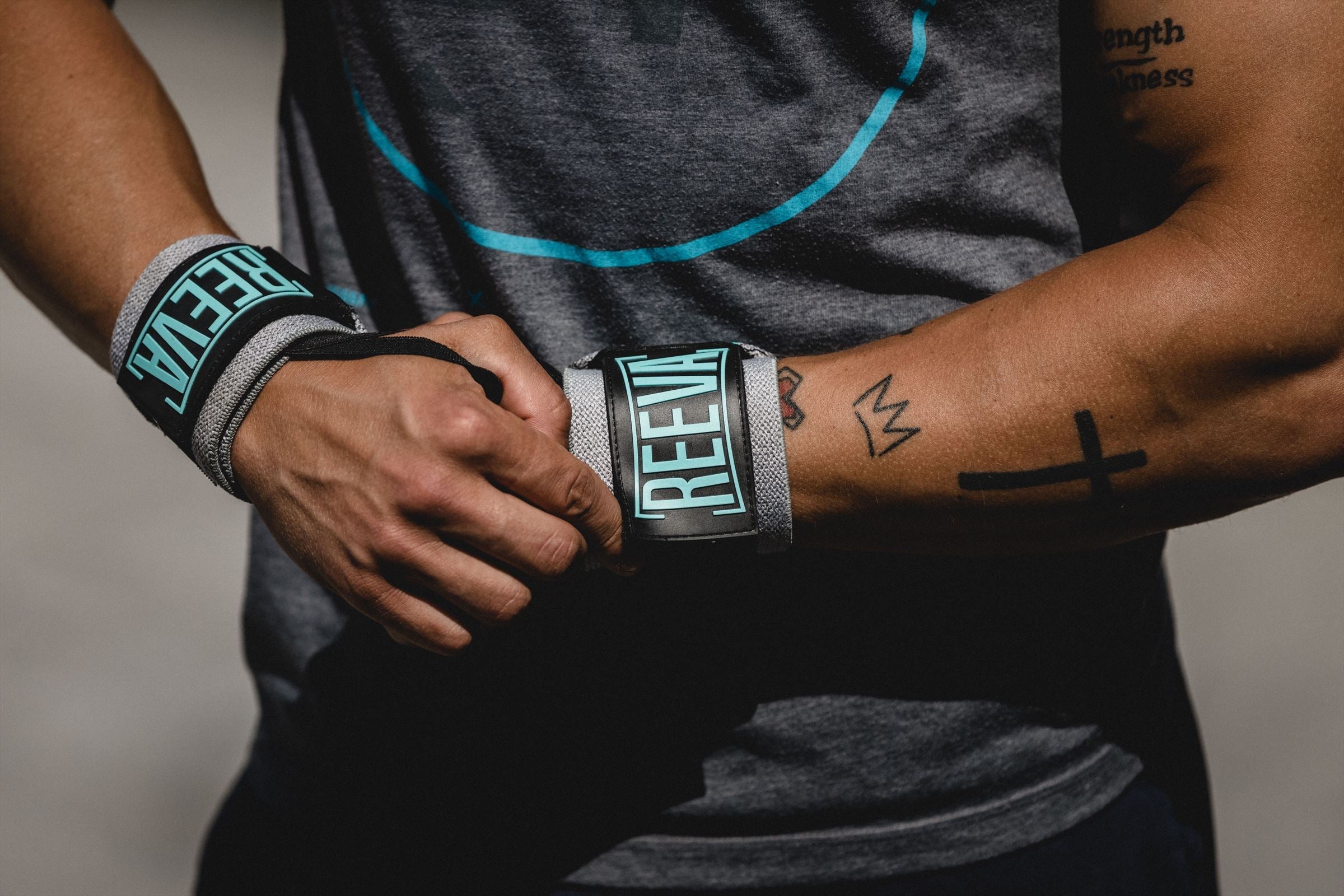 Reeva Wrist Wraps - Blauw