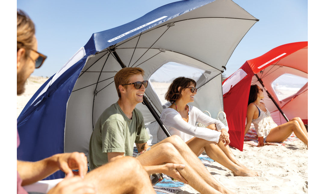 Sport-Brella Premiere Strandtent - Windscherm - Parasol - Blauw