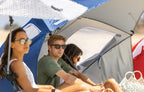 Sport-Brella Premiere Strandtent - Windscherm - Parasol - Blauw