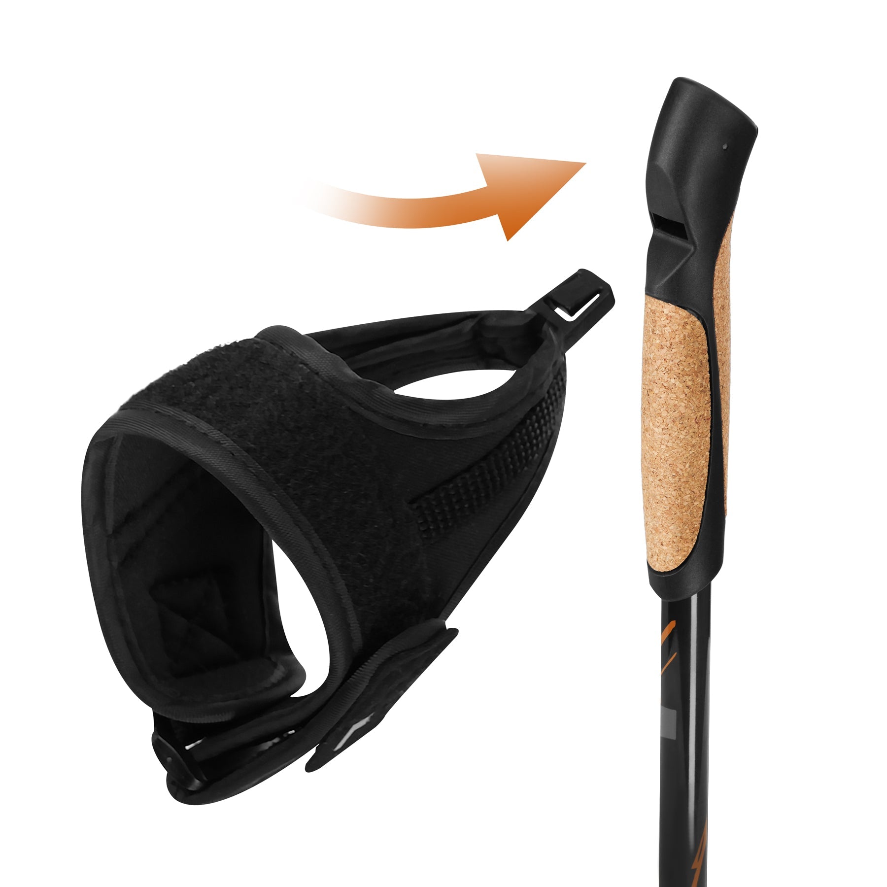 NILS Carbon Nordic Walking Stokken