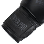 Super Pro Combat Gear Legend Lederen (Kick)Bokshandschoenen - Zwart
