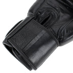 Super Pro Combat Gear Warrior Lederen (Kick)Bokshandschoenen - Zwart/Wit