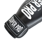 Super Pro Combat Gear Champ (Kick)Bokshandschoenen - Zwart/Wit