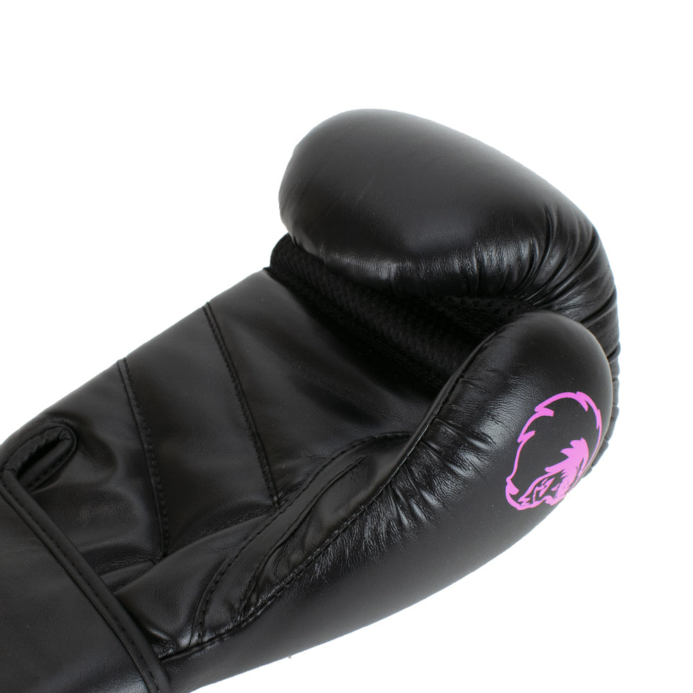 Super Pro Combat Gear Champ (Kick)Bokshandschoenen - Zwart/Roze