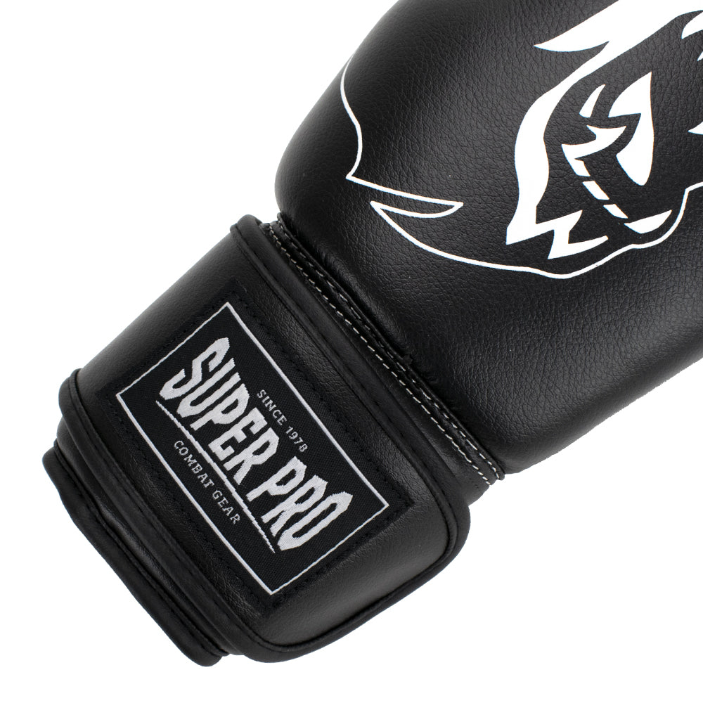 Super Pro Combat Gear Talent (Kick)Bokshandschoenen - Zwart/Wit
