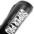 Super Pro Combat Gear Protector Scheenbeschermers - Zwart/Wit