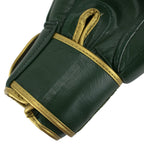 Super Pro Combat Gear Warrior SE Lederen (Kick)Bokshandschoenen - Groen/Goud