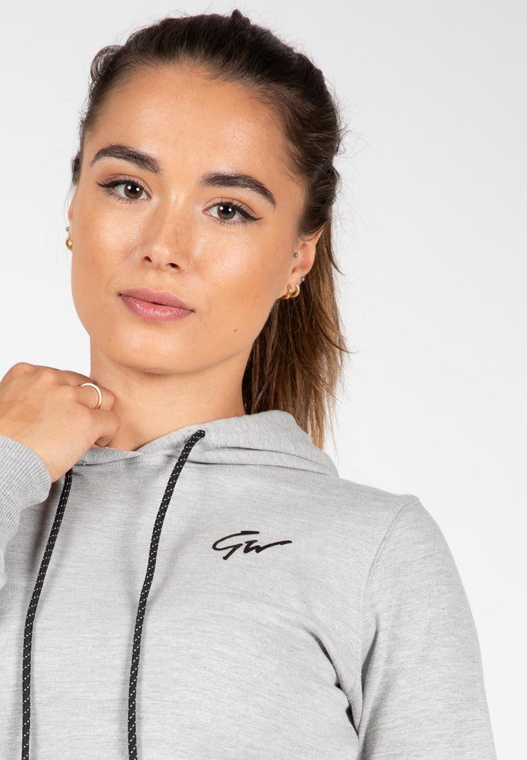 Gorilla Wear Pixley Cropped Hoodie - Grijs