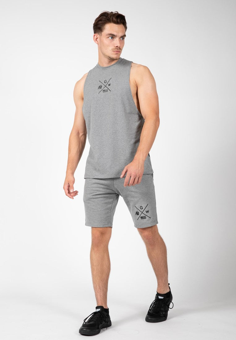 Gorilla Wear Cisco Tank Top - Grijs/Zwart
