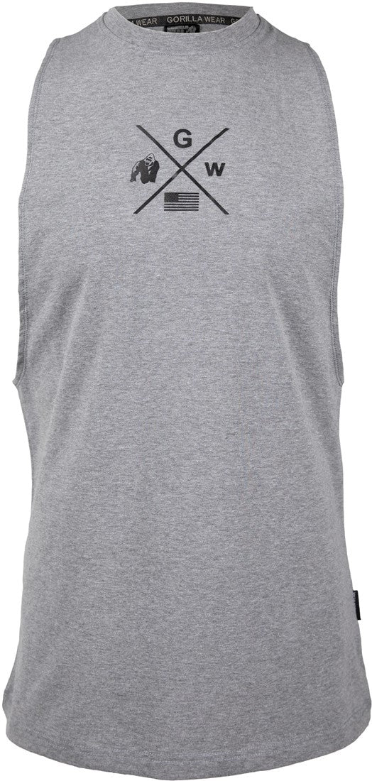 Gorilla Wear Cisco Tank Top - Grijs/Zwart