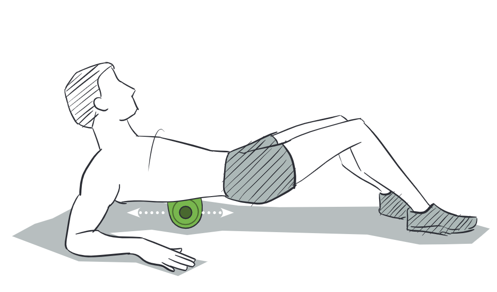 Blackroll Twin Foam Roller - 30 cm - Zwart