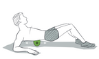 Blackroll Twin Foam Roller - 30 cm - Zwart
