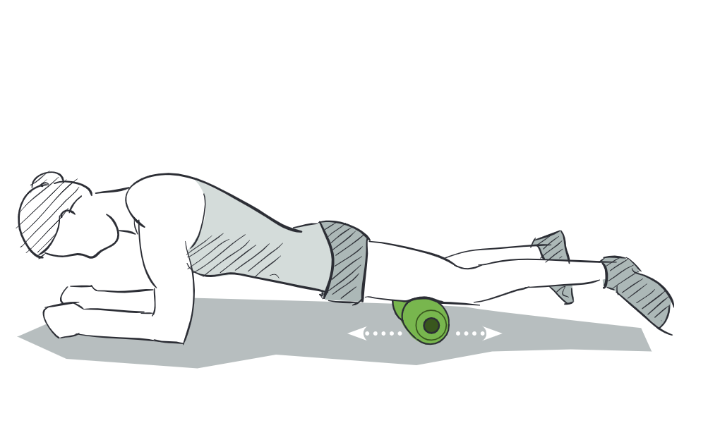 Blackroll Twin Foam Roller - 30 cm - Zwart