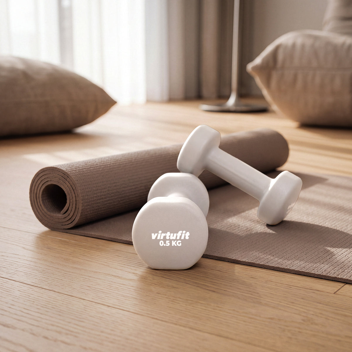 VirtuFit Vinyl Kurzhantel 2 x 0.5 kg