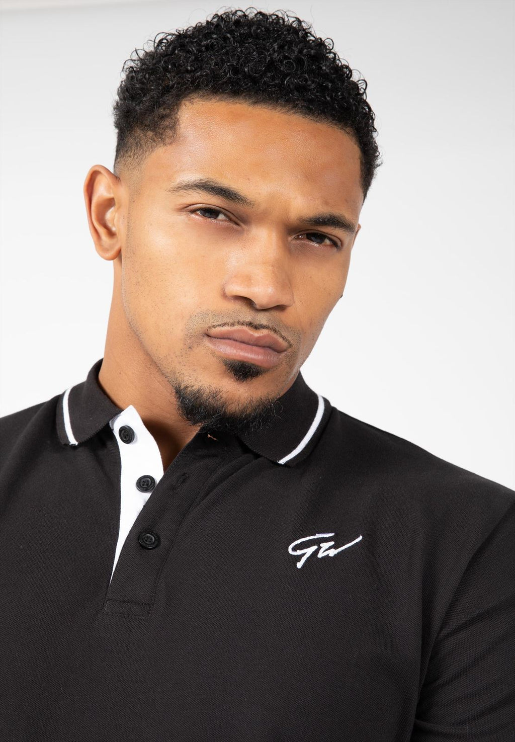 Gorilla Wear Delano Polo - Zwart/Wit