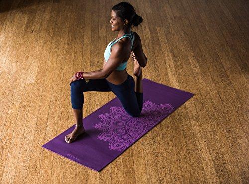 Gaiam Yogamat  - 6 mm - Purple Mandala