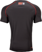 Gorilla Wear Performance T-Shirt - Zwart/Rood